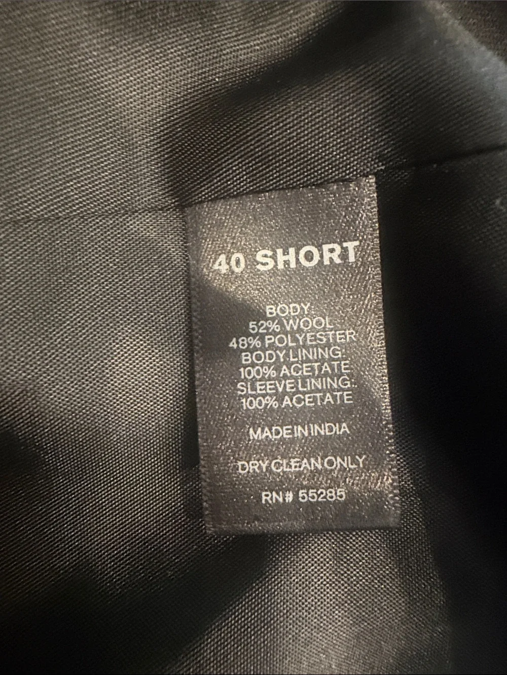 Express “Photographer” Fitted Black Blazer
